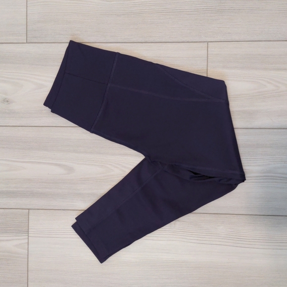 girlfriend collective Pants - Girlfriend Collective High Rise Compressive Cropped Leggings Blackberry Medium